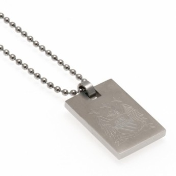 Manchester City řetízek na krk se psí známkou Dog Tag & Chain EC