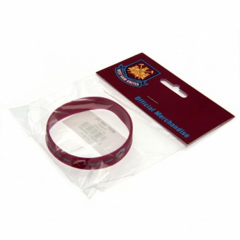 West Ham United silikonový náramek Wristband CT