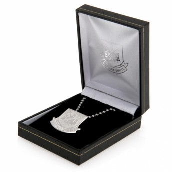 West Ham United řetízek na krk s přívěškem Stainless Steel Pendant & Chain CT LG
