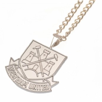 West Ham United řetízek na krk s přívěškem Silver Plated Pendant & Chain XL CT