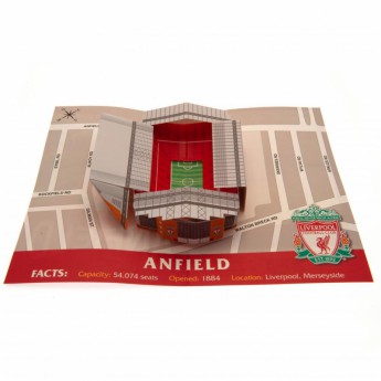 FC Liverpool narozeninové přání Pop-Up Birthday Card