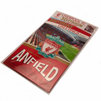 FC Liverpool narozeninové přání Pop-Up Birthday Card