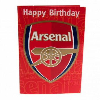 FC Arsenal narozeninové přání Musical Birthday Card