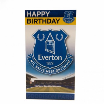 FC Everton narozeninové přání Birthday Card