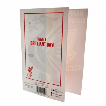 FC Liverpool narozeninové přání Birthday Card