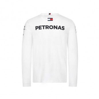 Mercedes AMG Petronas pánské tričko s dlouhým rukávem white F1 Team 2019