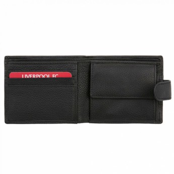 FC Liverpool kožená peněženka Black Leather Wallet