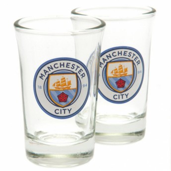 Manchester City panák štamprle 2pk Shot Glass Set