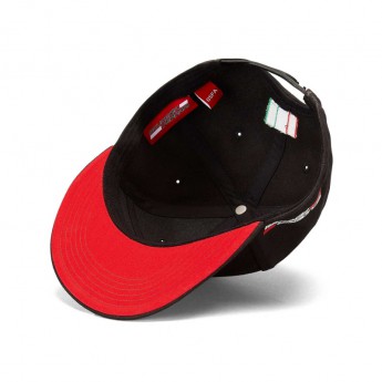 Ferrari čepice flat kšiltovka Flat Brim black F1 Team 2019