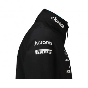 Williams Martini Racing pánská bunda s kapucí Team Rain black F1 Team 2019