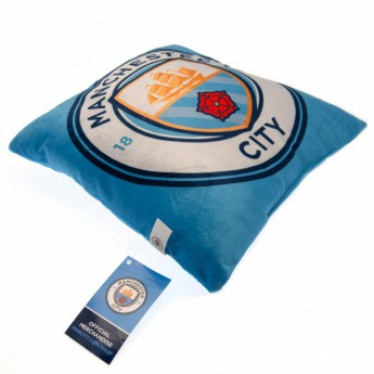 Manchester City polštářek blue logo Cushion