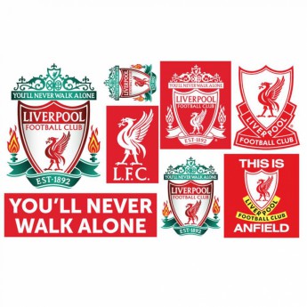 FC Liverpool samolepky na zeď Wall Art Crest