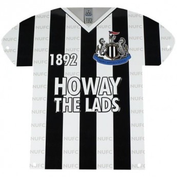 Newcastle United kovová značka Metal Shirt Sign