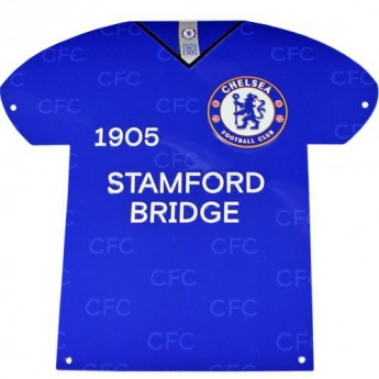 FC Chelsea kovová značka Metal Shirt Sign