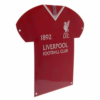 FC Liverpool kovová značka Metal Shirt Sign LB