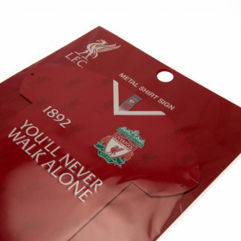 FC Liverpool kovová značka Metal Shirt Sign CR
