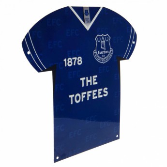 FC Everton kovová značka Metal Shirt Sign