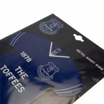 FC Everton kovová značka Metal Shirt Sign