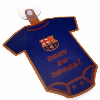 FC Barcelona mini body do auta Baby On Board Sign