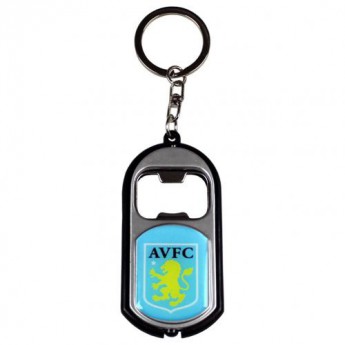Aston Villa přívěšek s otvírakem Key Ring Torch Bottle Opener
