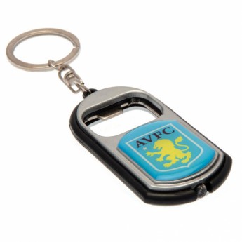Aston Villa přívěšek s otvírakem Key Ring Torch Bottle Opener