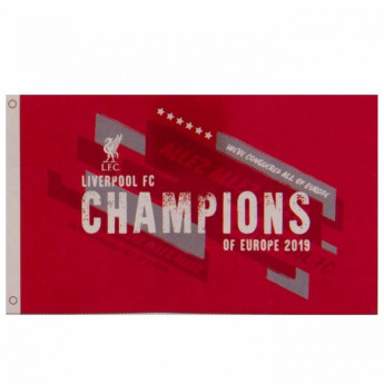 FC Liverpool vlajka Champions Of Europe Flag