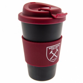 West Ham United cestovní hrnek Silicone Grip Travel Mug