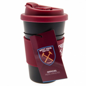 West Ham United cestovní hrnek Silicone Grip Travel Mug