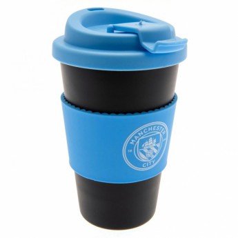 Manchester City cestovní hrnek Silicone Grip Travel Mug