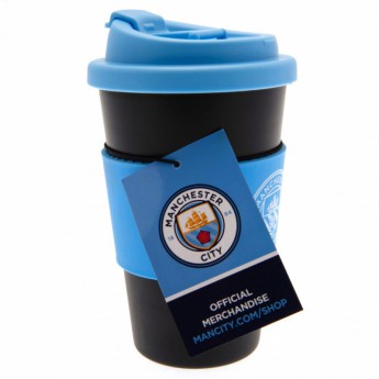 Manchester City cestovní hrnek Silicone Grip Travel Mug