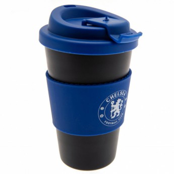 FC Chelsea cestovní hrnek Silicone Grip Travel Mug