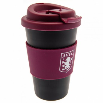 Aston Villa cestovní hrnek Silicone Grip Travel Mug