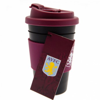Aston Villa cestovní hrnek Silicone Grip Travel Mug