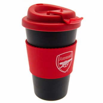 FC Arsenal cestovní hrnek Silicone Grip Travel Mug