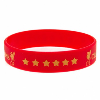 FC Liverpool silikonový náramek Champions Of Europe Silicone Wristband
