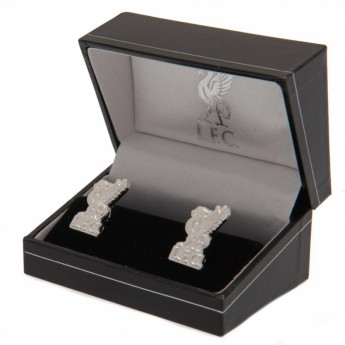 FC Liverpool manžetové knoflíčky Silver Plated Formed Cufflinks LB