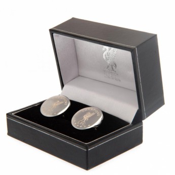 FC Liverpool manžetové knoflíčky Champions Of Europe Stainless Steel Cufflinks RD