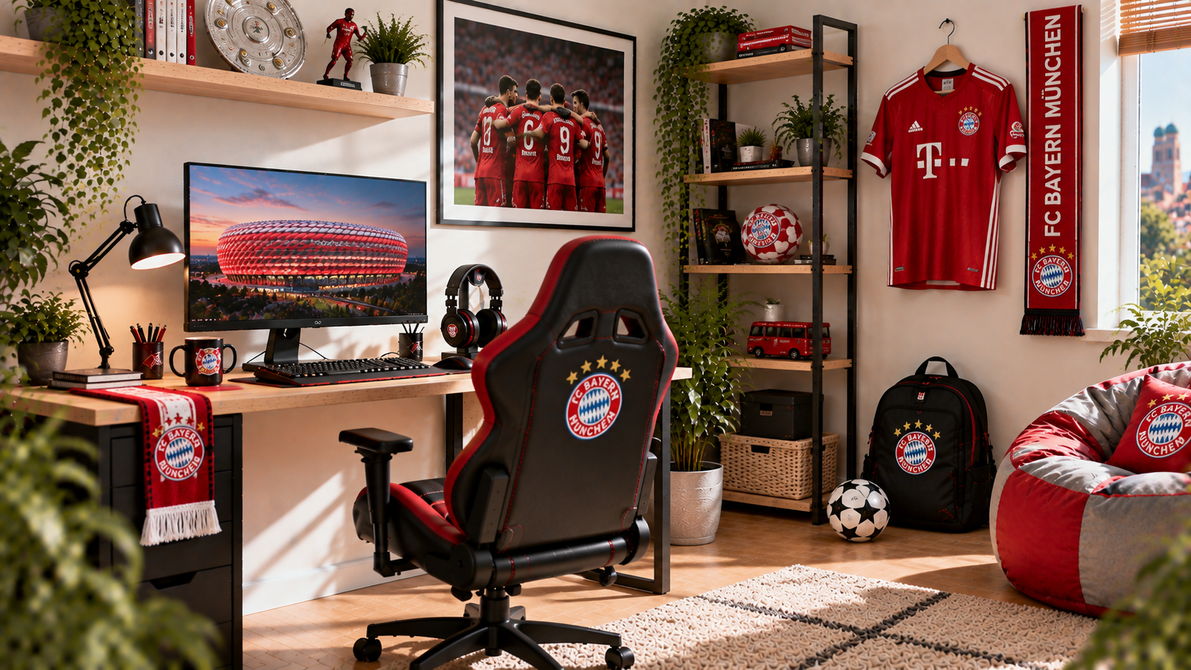 Inspirace pro fanouškovský pracovní koutek