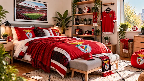 Inspirace pro fanouškovský pokoj SL Benfica