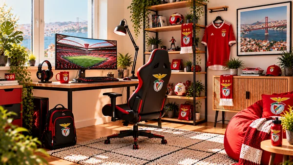 Inspirace pro fanouškovský pracovní koutek SL Benfica