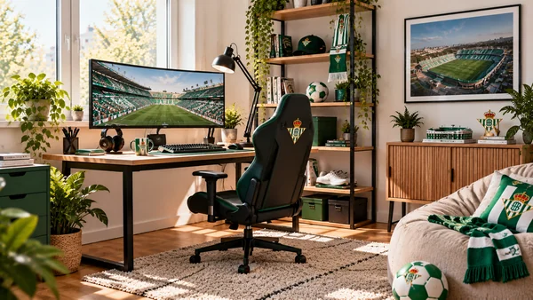 Inspirace pro fanouškovský pracovní koutek Real Betis