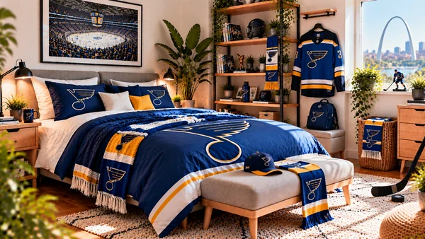 Inspirace pro fanouškovský pokoj St. Louis Blues