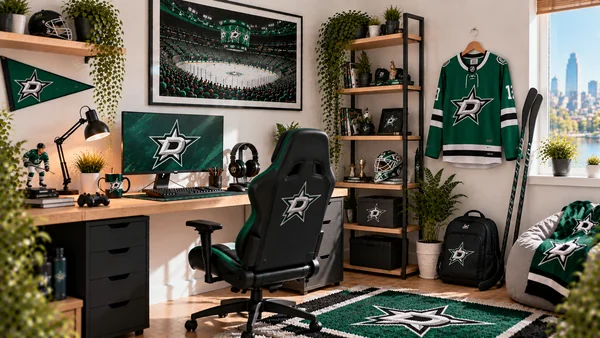 Inspirace pro fanouškovský pracovní koutek