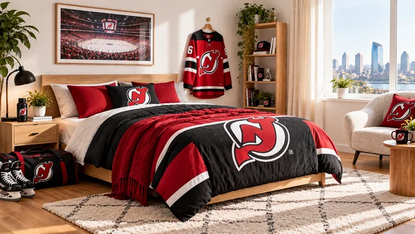 Inspirace pro fanouškovský pokoj New Jersey Devils