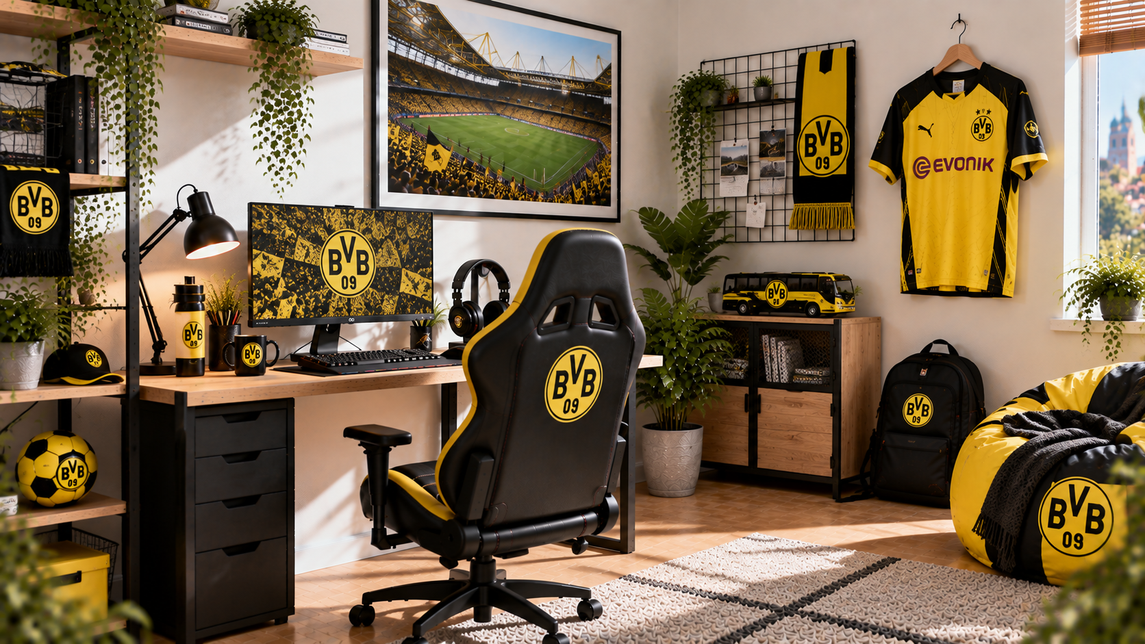 Inspirace pro fanouškovský pracovní koutek