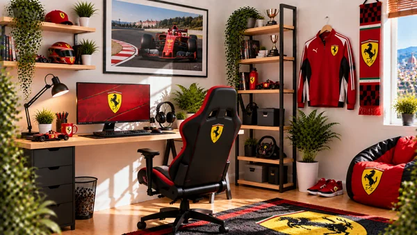 Inspirace pro fanouškovský pracovní koutek
