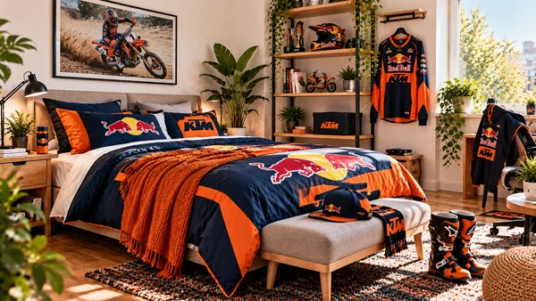 Inspirace pro fanouškovský pokoj Red Bull KTM