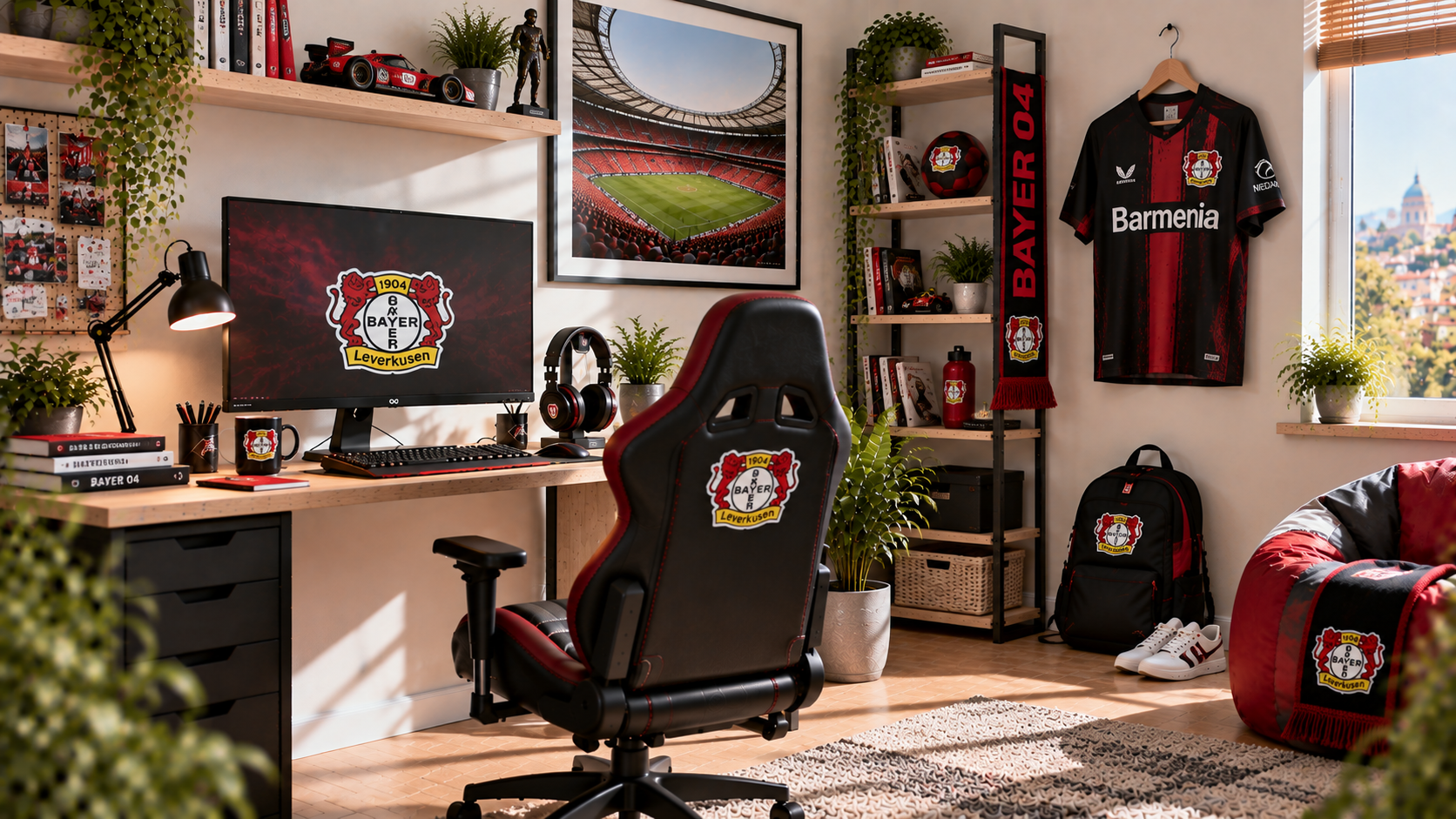 Inspirace pro fanouškovský pracovní koutek