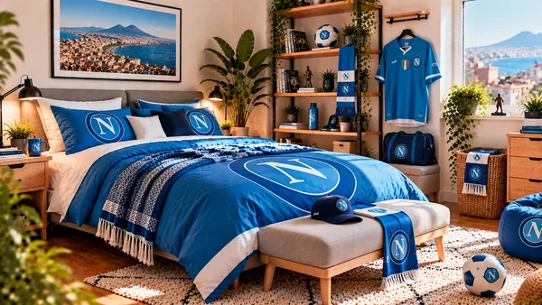 Inspirace pro fanouškovský pokoj SSC Napoli