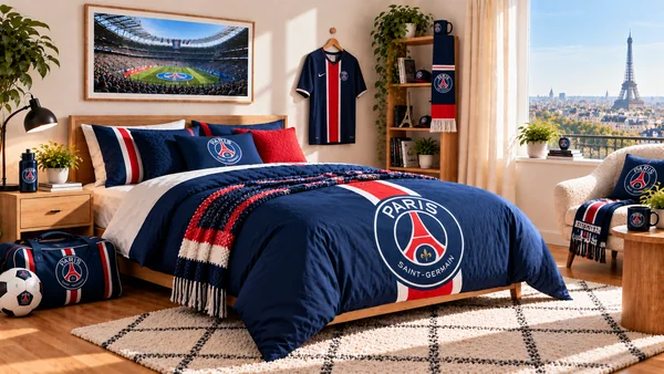 Inspirace pro fanouškovský pokoj Paris Saint-Germain